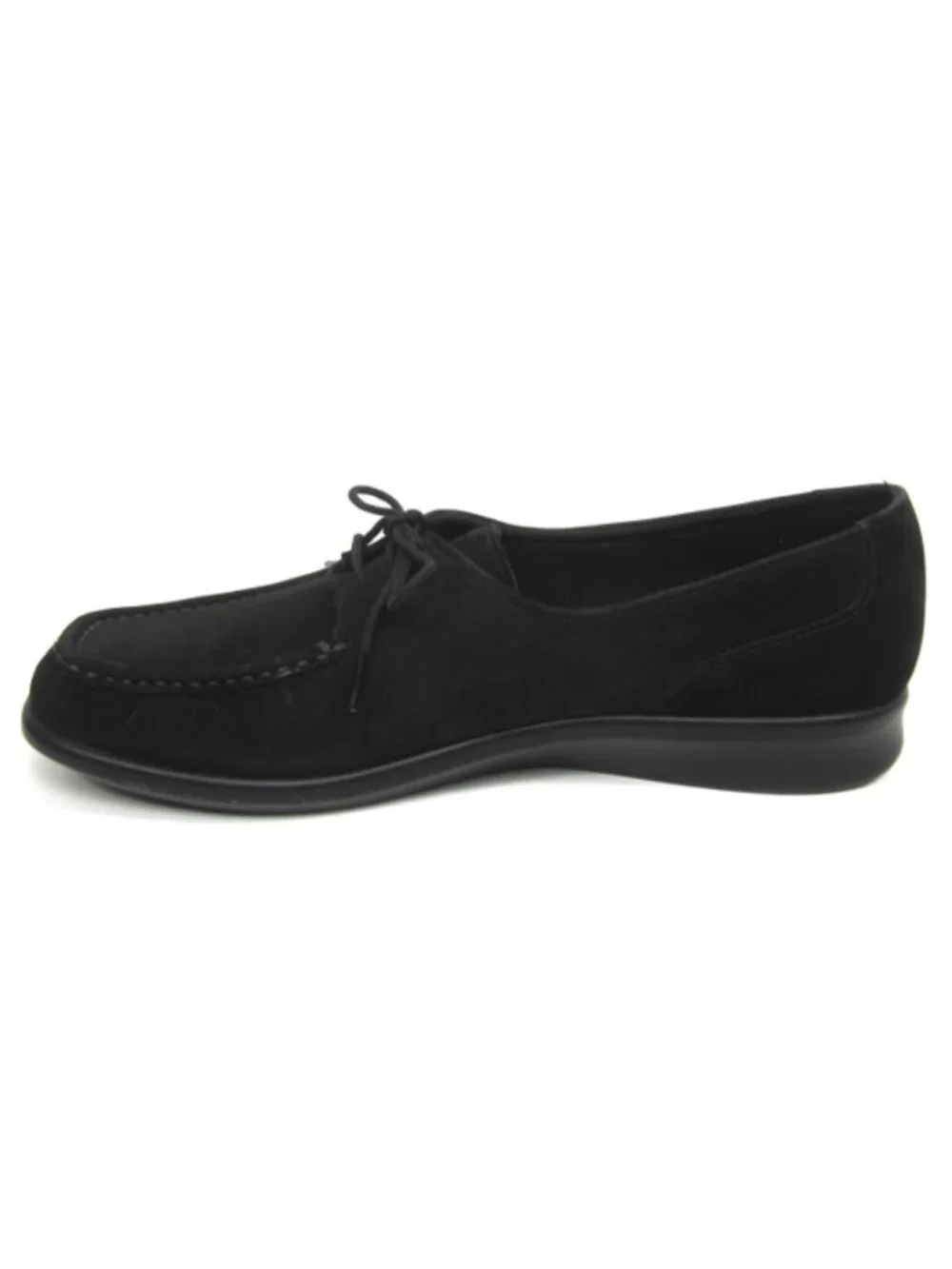 SAS Size 10.5 M Medium 10.5M Petra Charcoal Black Lace Up Nubuck Oxford Loafer